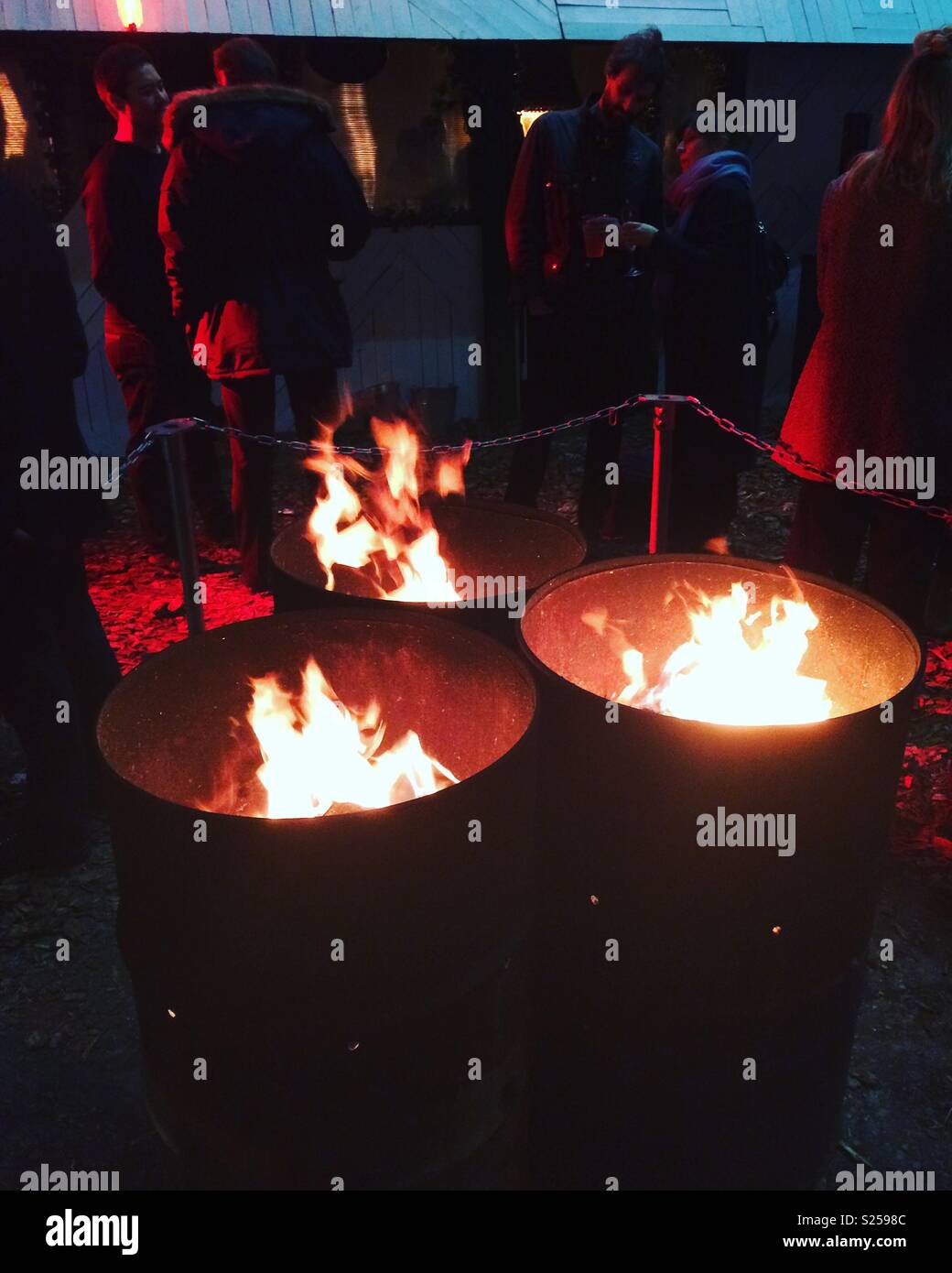 Open fire Shoreditch Stock Photo - Alamy