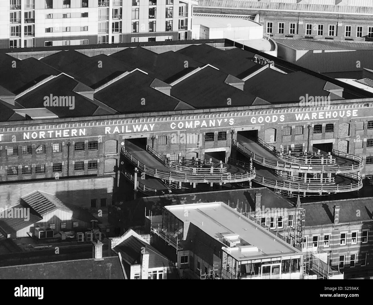 Great Northern Railway goods warehouse, Manchester Stock Photo Alamy
