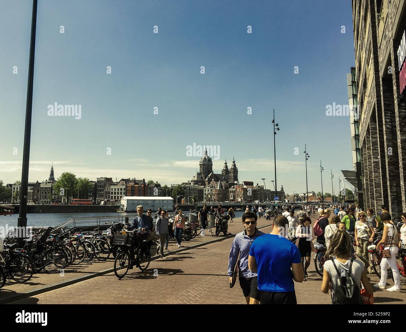 Amsterdam - Smartphone Captured Stock Image