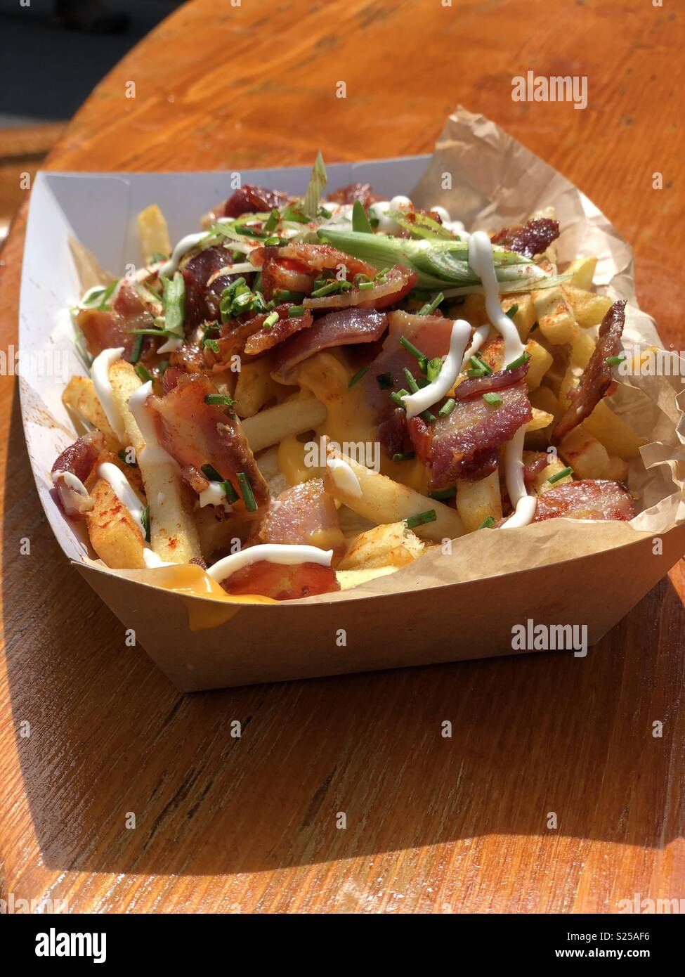 Loaded Fries Stock Photo