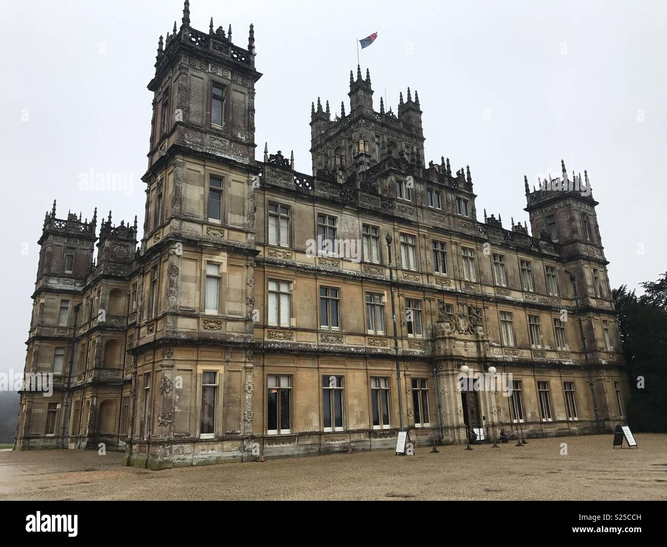 Highclere House Stock Photo Alamy