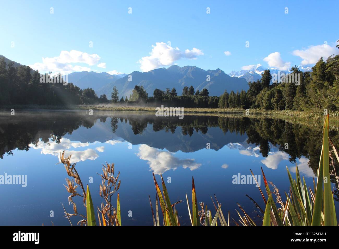 Reflection on a lake Stock Photo