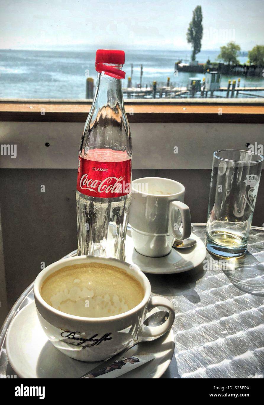 On the ship a small snack. - Smartphone Captured Stock Image