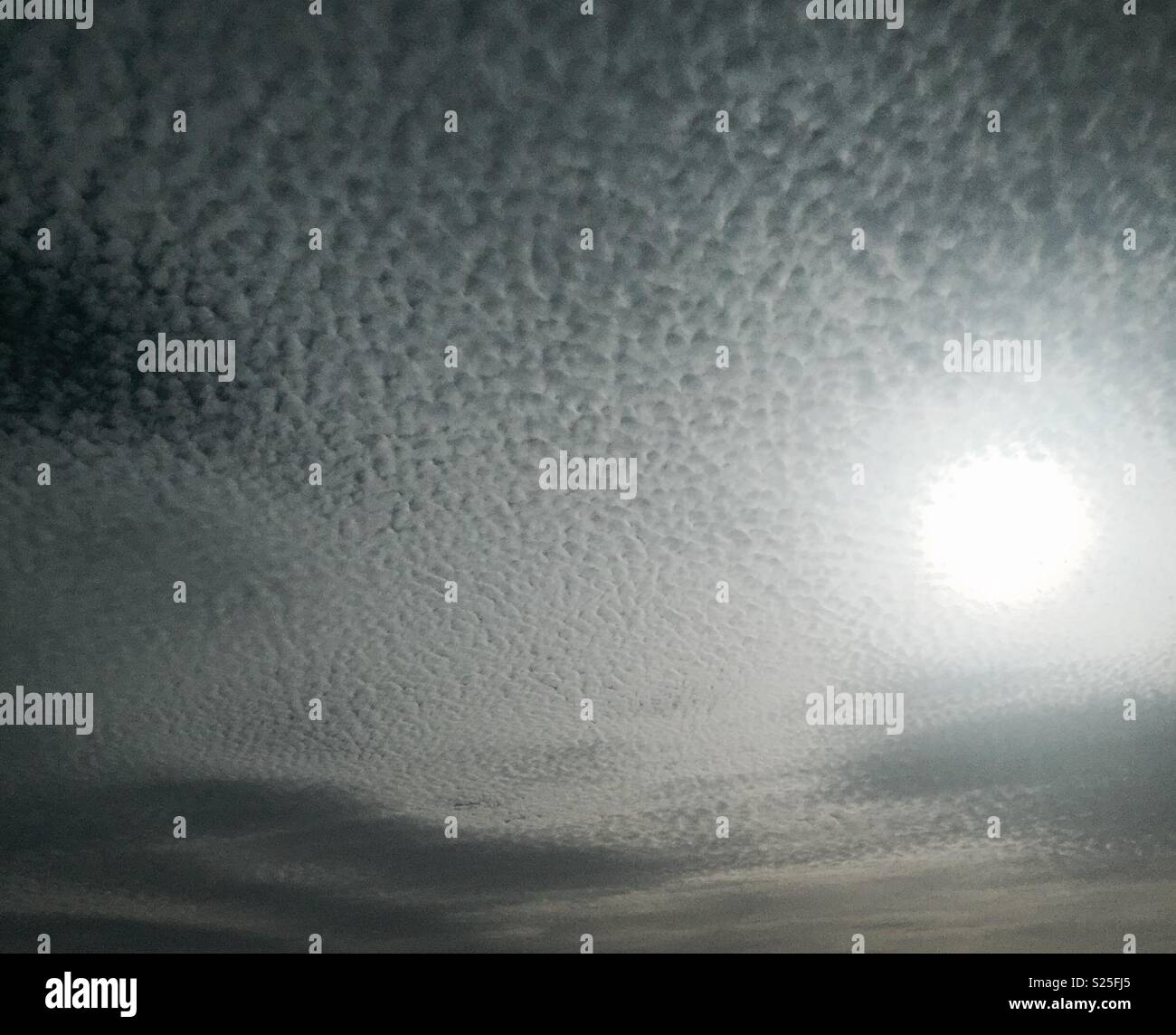 Unusual cloud formation - Smartphone Captured Stock Image