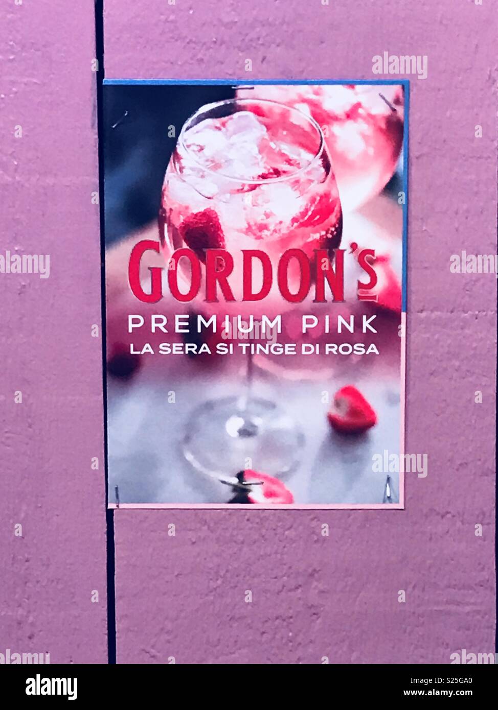 Gordons gin poster hires stock photography and images Alamy