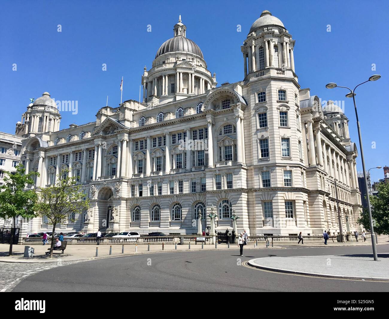 Port of Liverpool building - Smartphone Captured Stock Image