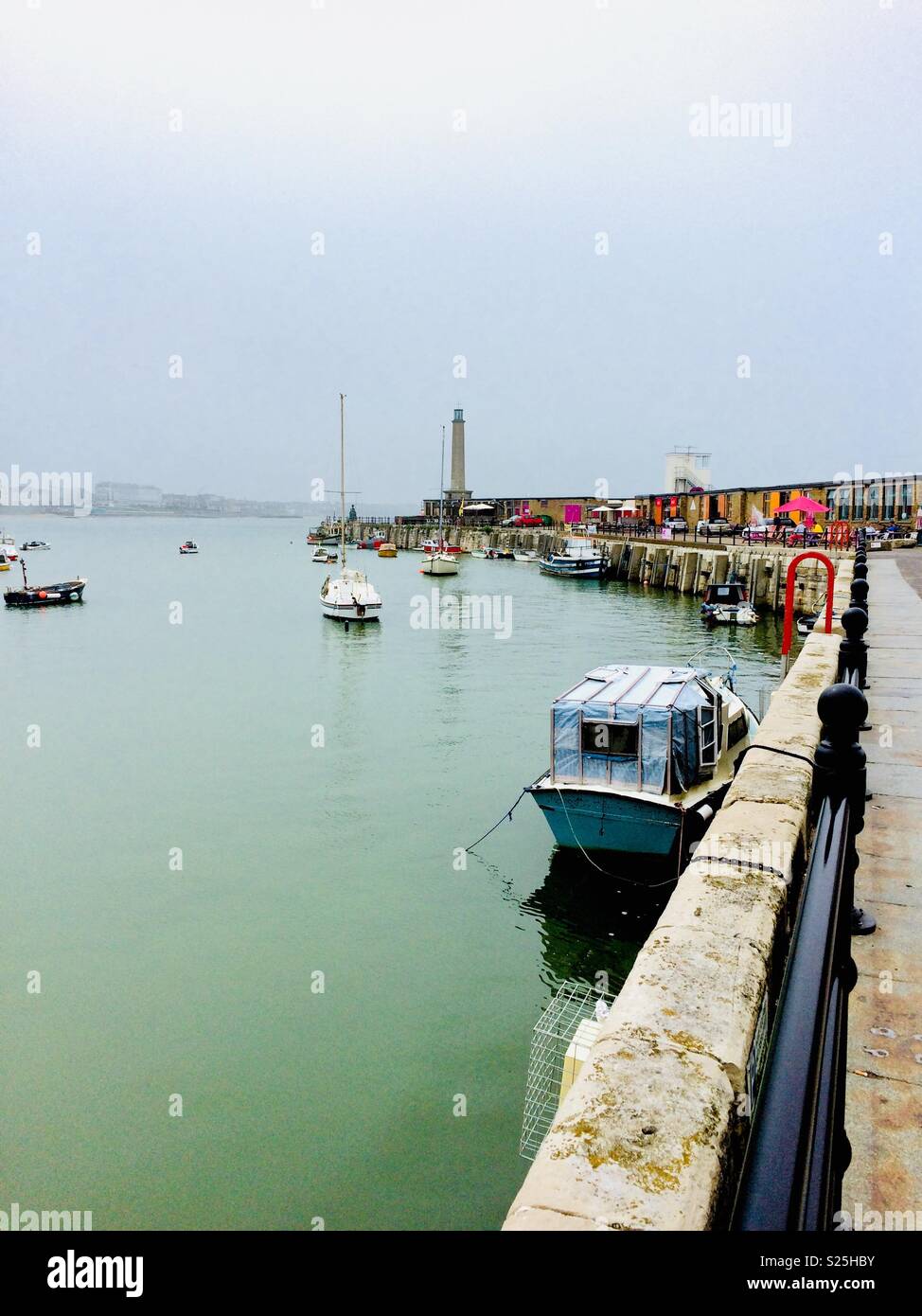 Harbour at Margate, Kent - Smartphone Captured Stock Image