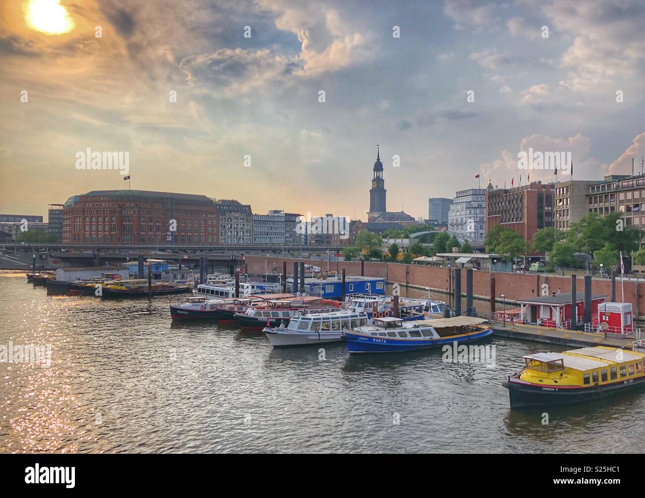 Speicherstadt in Hamburg, Germany. - Smartphone Captured Stock Image