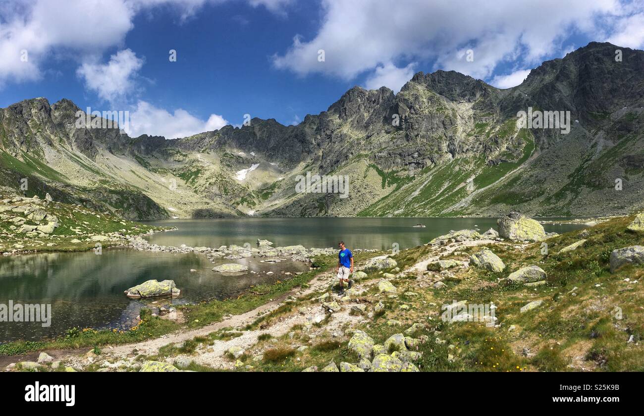 Velke Hincovo Lake, High Tatra mountains, Slovakia Stock Photo