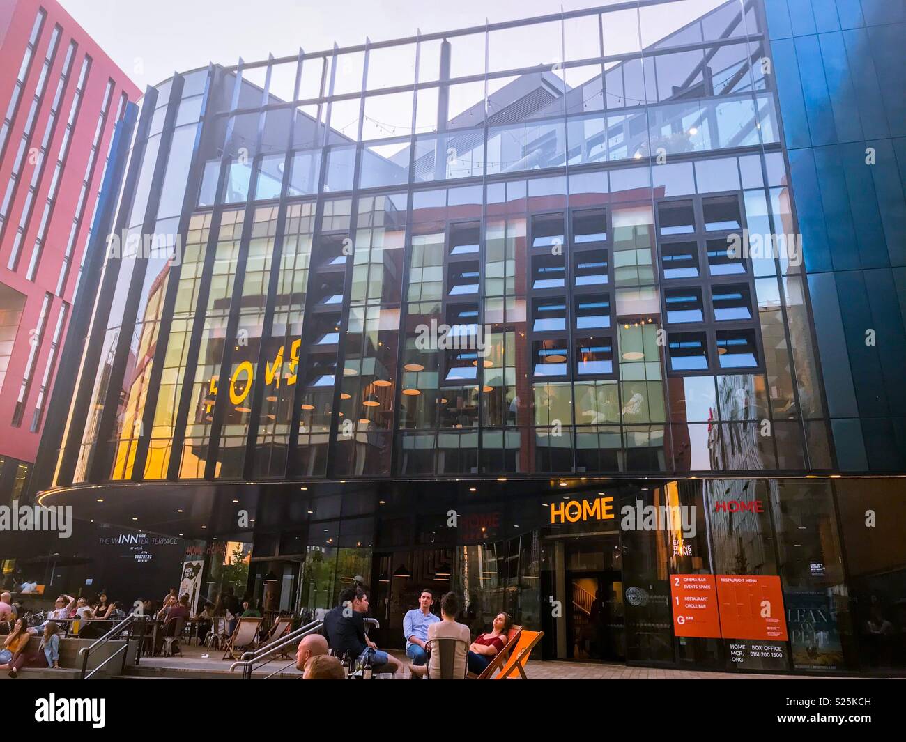 Home theatre, cinema & cafes, Manchester Stock Photo - Alamy