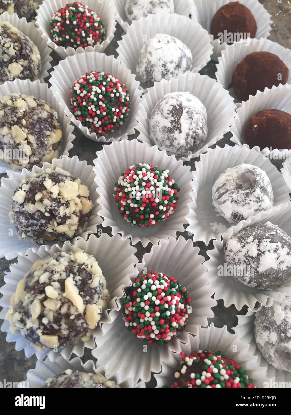 Truffles candies - Smartphone Captured Stock Image