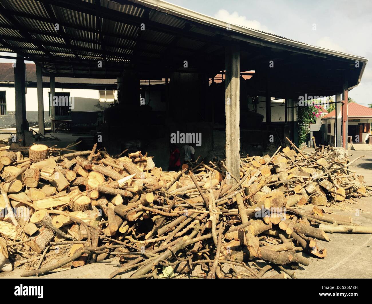 Caribbean rum factory Stock Photo Alamy