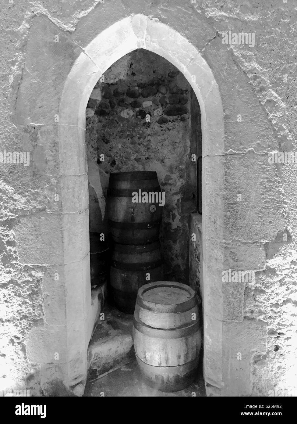 View through the arch Stock Photo Alamy