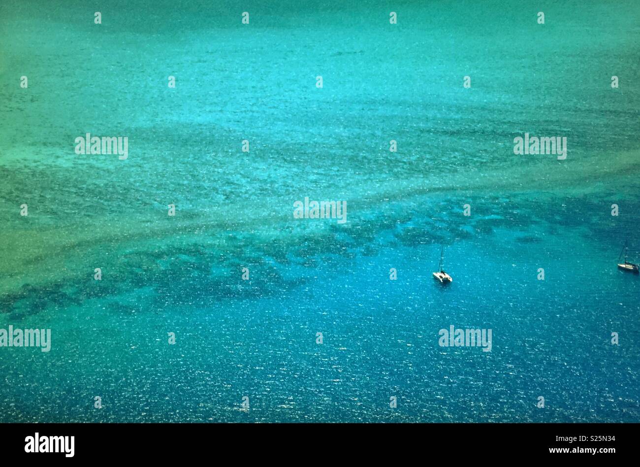 View of Gladstone , Queensland, Australia, from the air en route to the