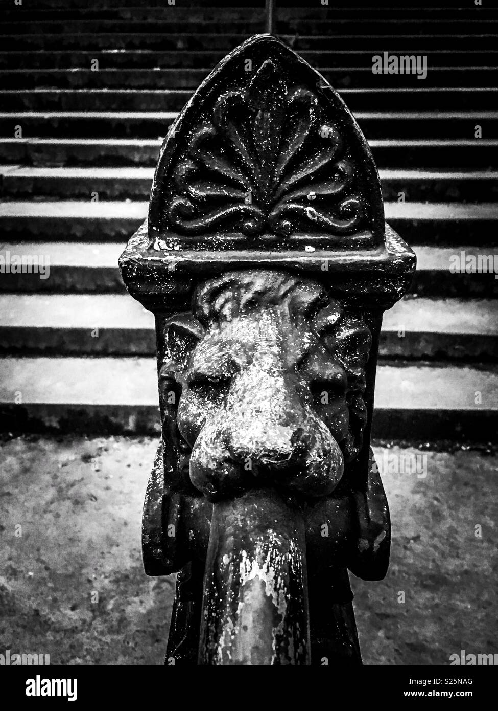 Railing in Edinburgh Stock Photo Alamy