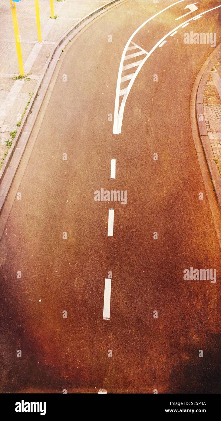 Curved - Smartphone Captured Stock Image