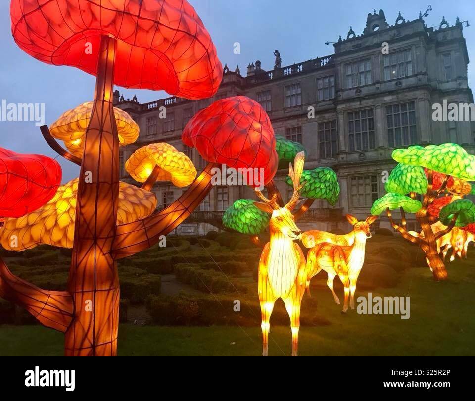 Longleat festival of light Stock Photo Alamy