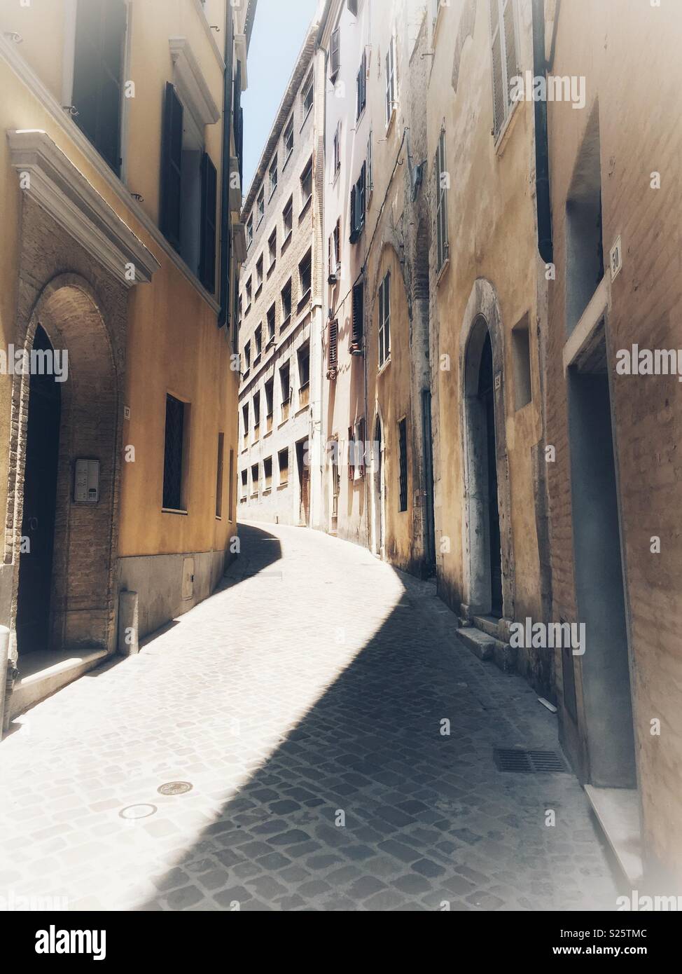 Street in Ancona, Italy Stock Photo Alamy