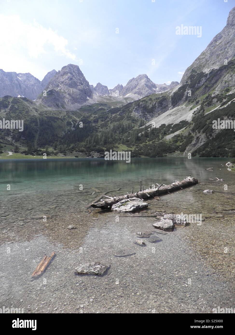 Austrian Alpine view - Smartphone Captured Stock Image