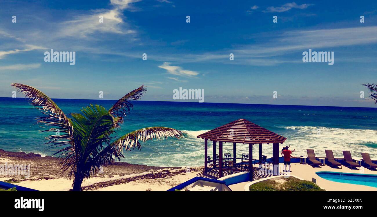 Resort at Elbow Cay Bahamas Stock Photo Alamy