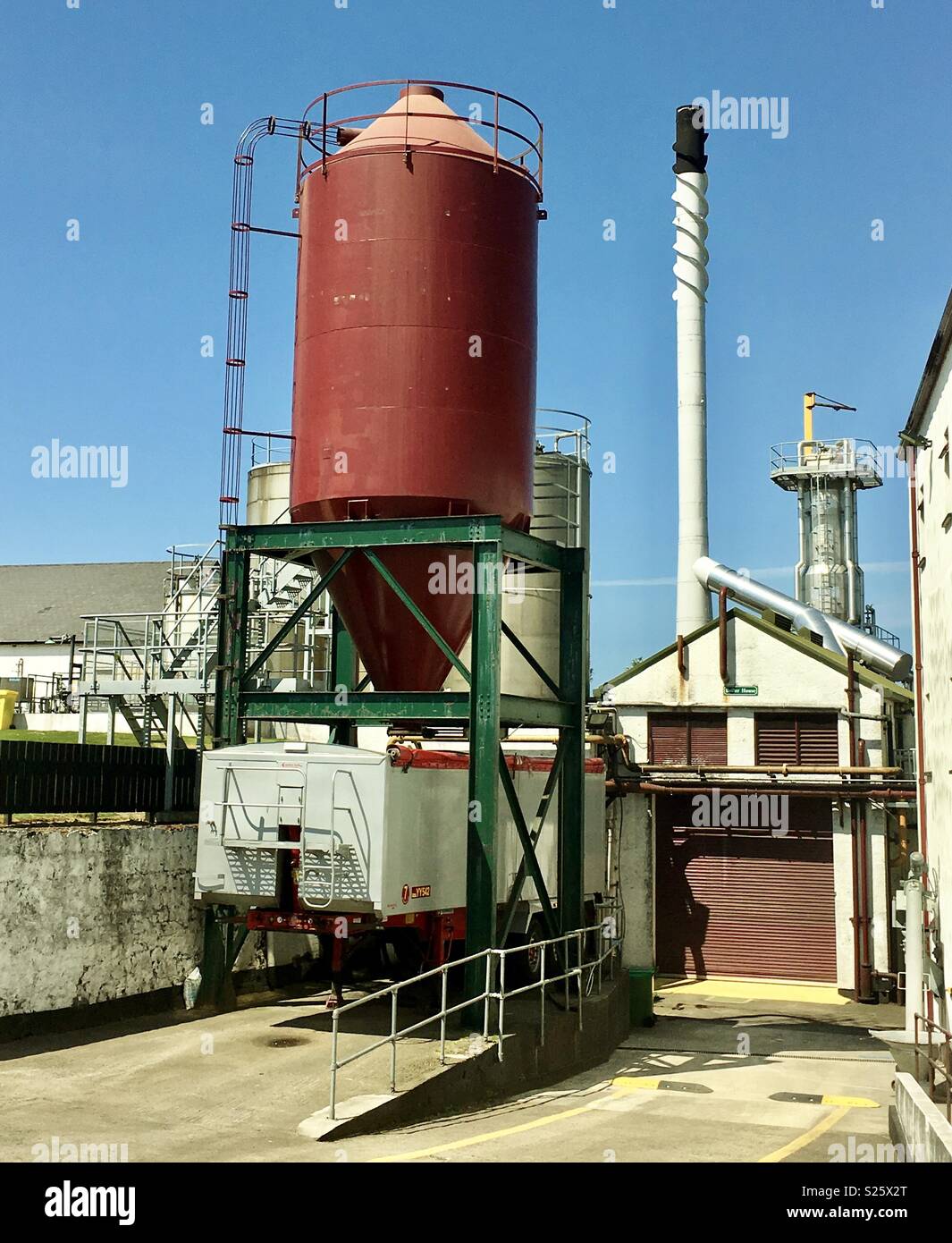 Bushmills distillery - Smartphone Captured Stock Image