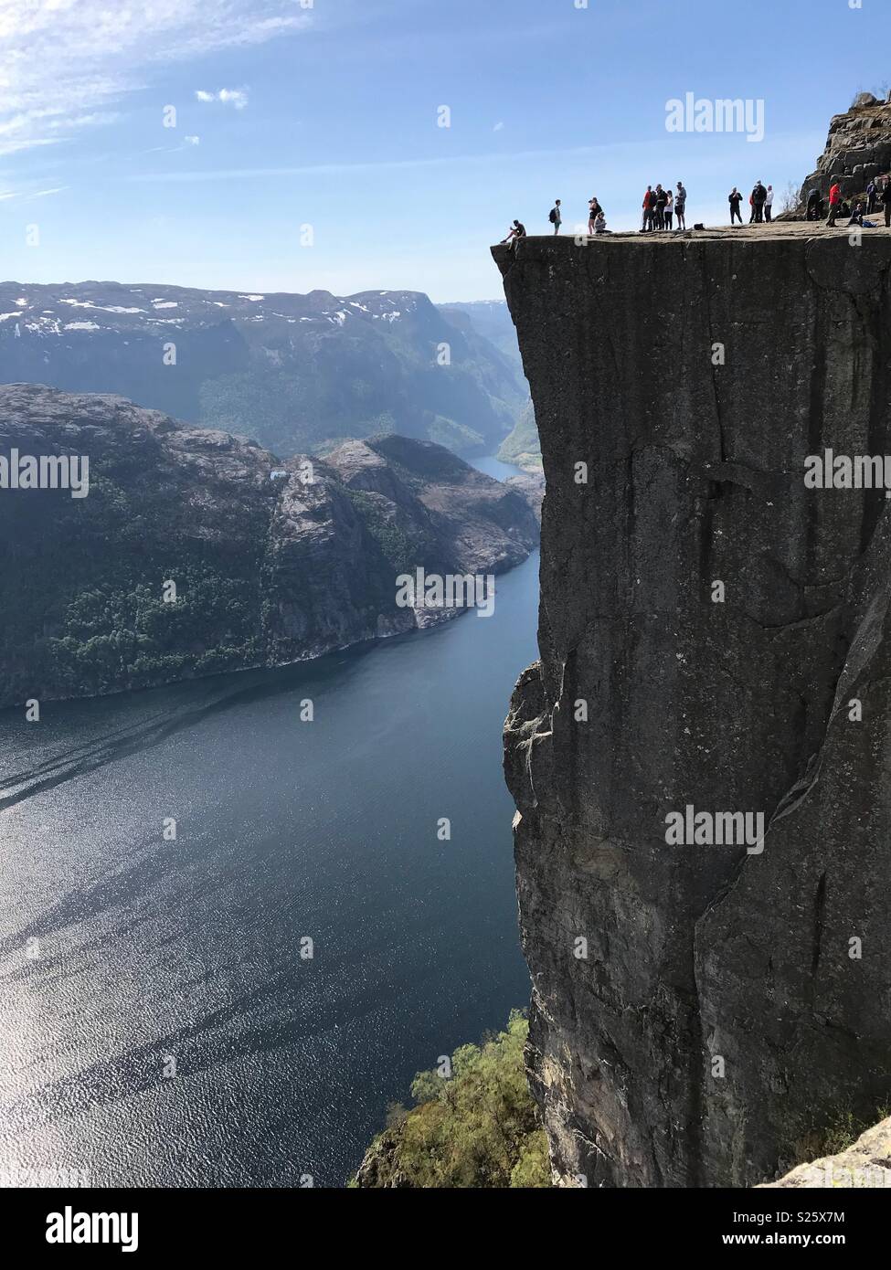 Pulpit Rock, Norway Stock Photo