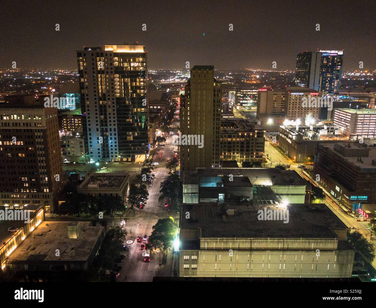 Houston texas night hires stock photography and images Alamy