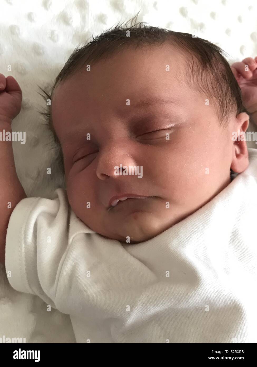 Baby boy newborn Stock Photo