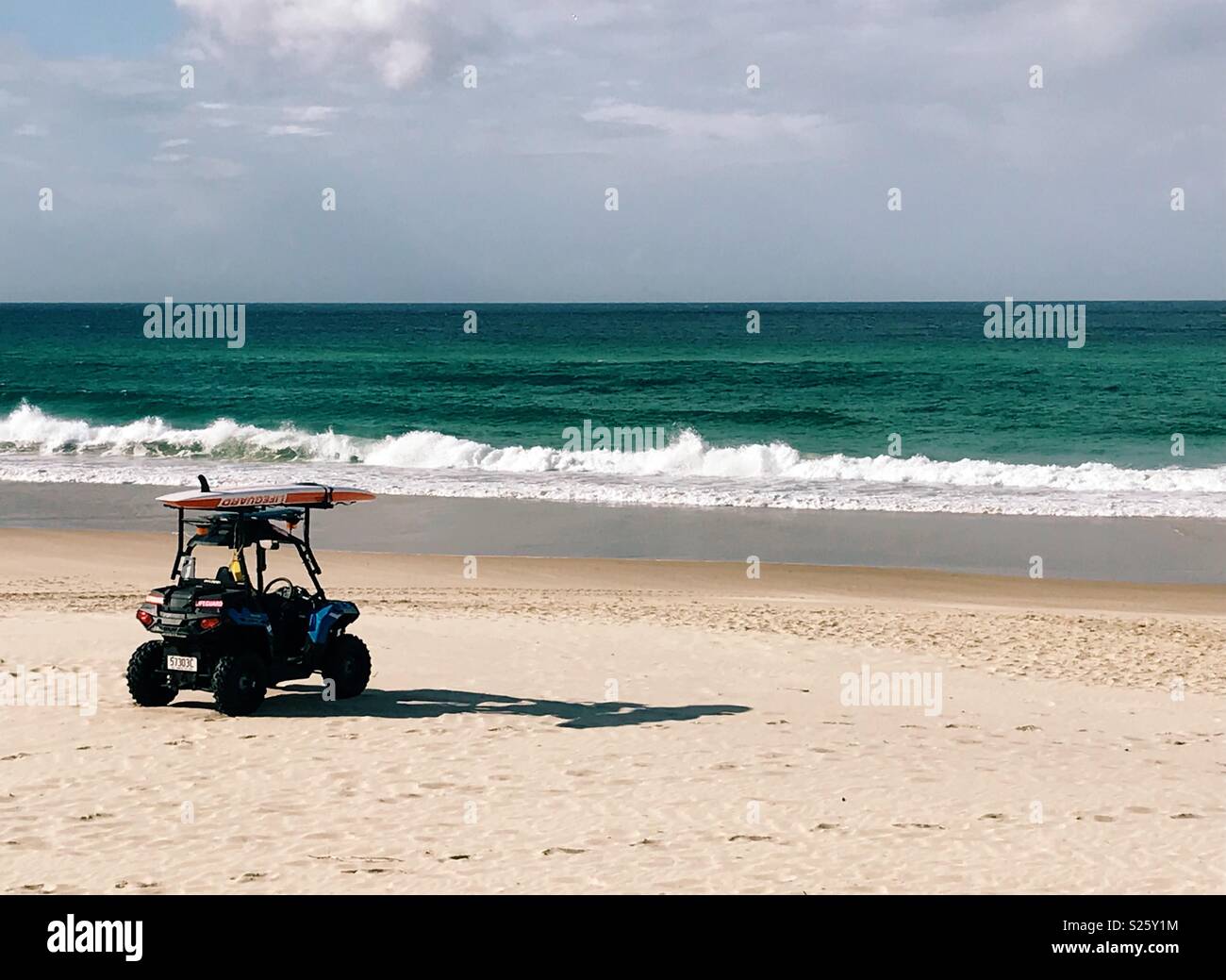 Beach buggy on patrol Stock Photo