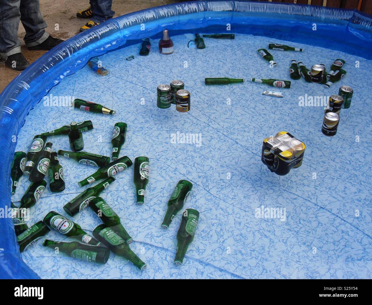 Pool fridge - Smartphone Captured Stock Image