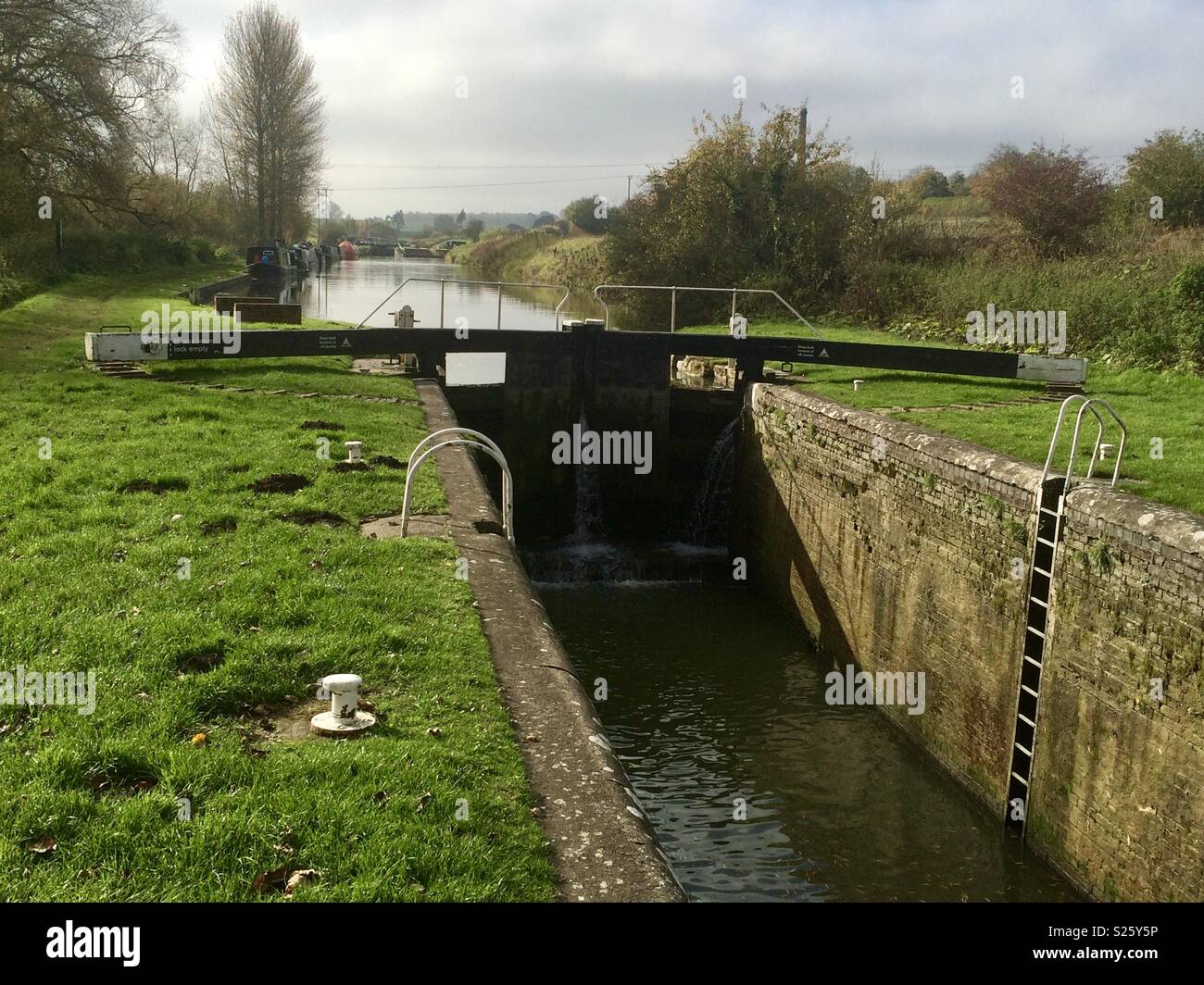 Avon Kennet canal Grafton Crofton wilton - Smartphone Captured Stock Image