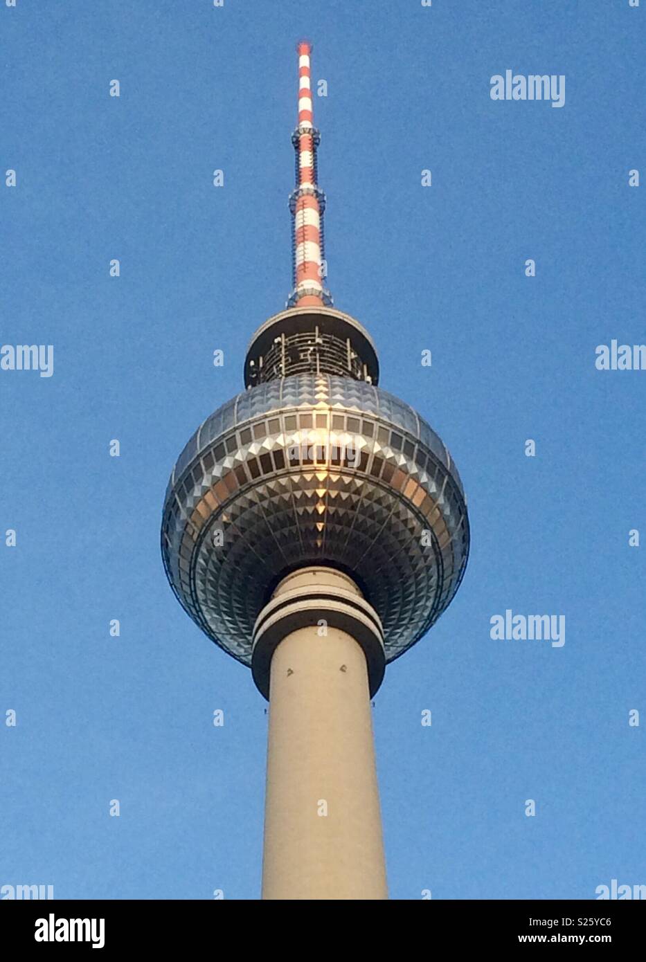 Berlin TV tower - Smartphone Captured Stock Image