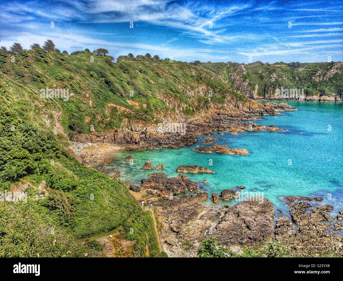 Petit Port, Guernsey, Channel Islands, UK Stock Photo - Alamy