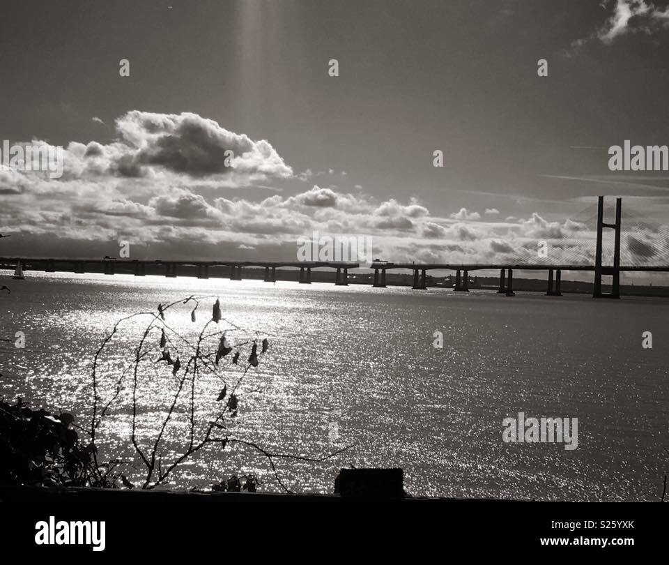 Second Severn Bridge Stock Photo - Alamy