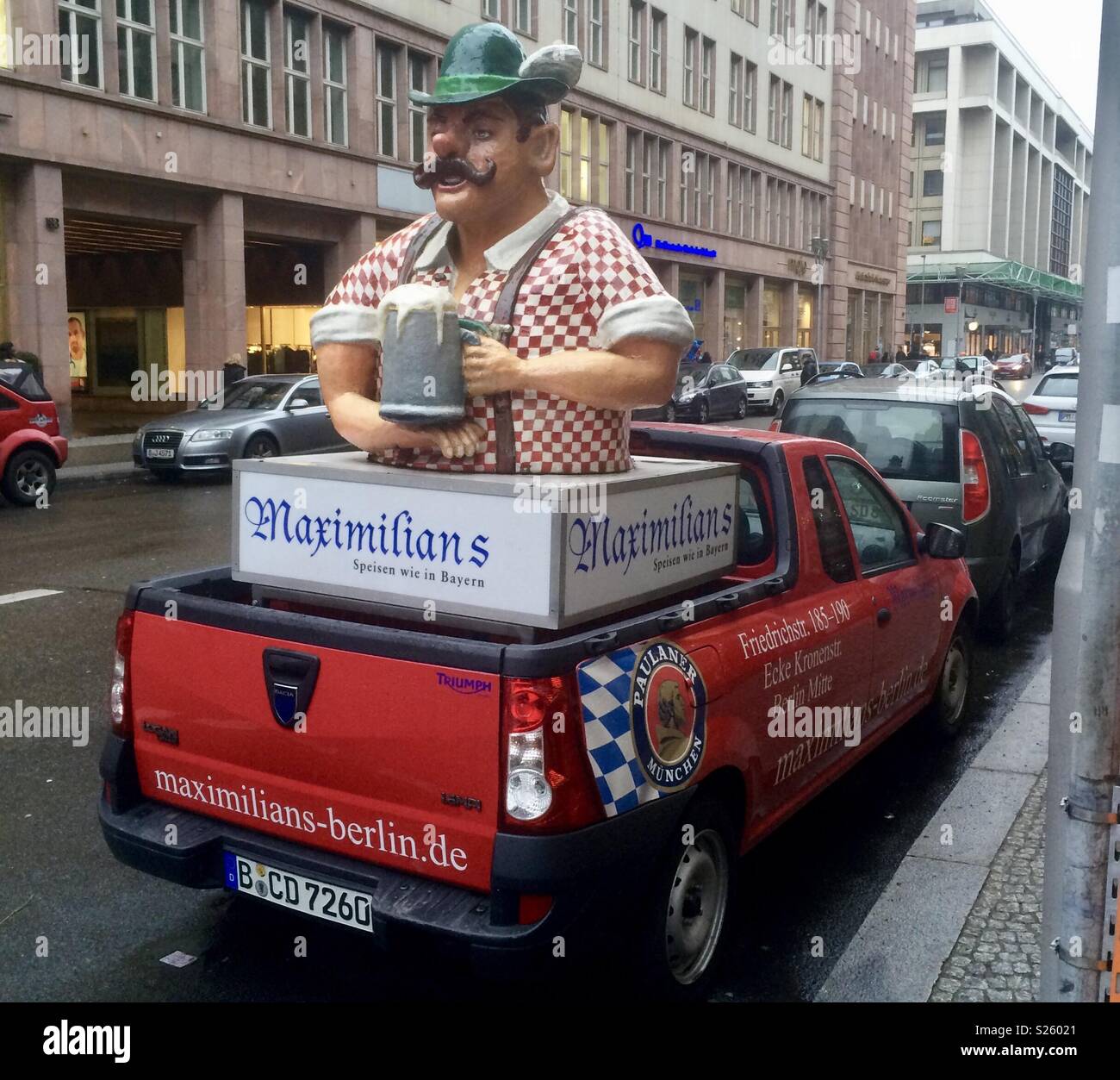 Truck in Berlin Stock Photo Alamy