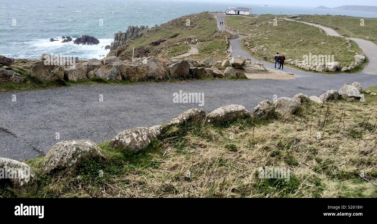 Lands end cornwall - Smartphone Captured Stock Image