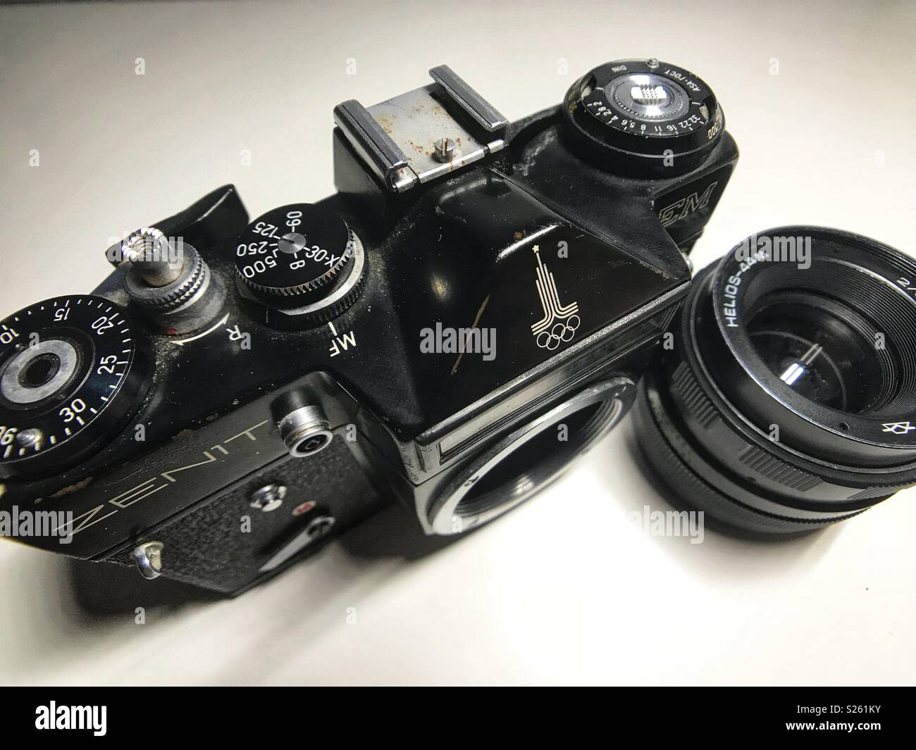 35mm Zenith EM Olympic Edition camera Stock Photo