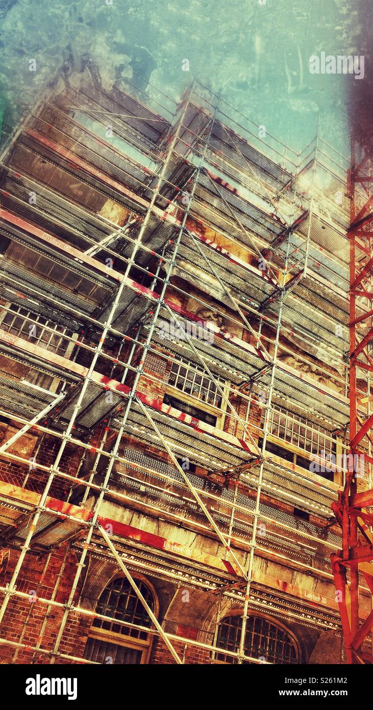 Scaffolding - Smartphone Captured Stock Image