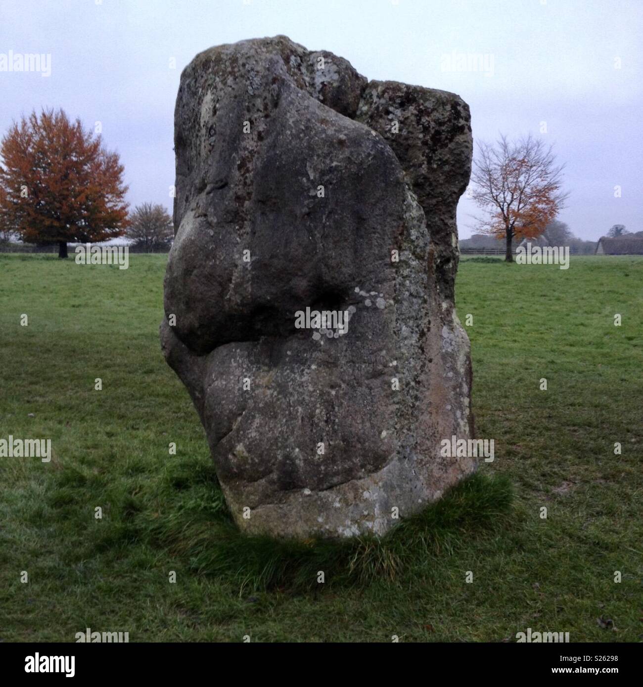 Avebury stone circle - Smartphone Captured Stock Image
