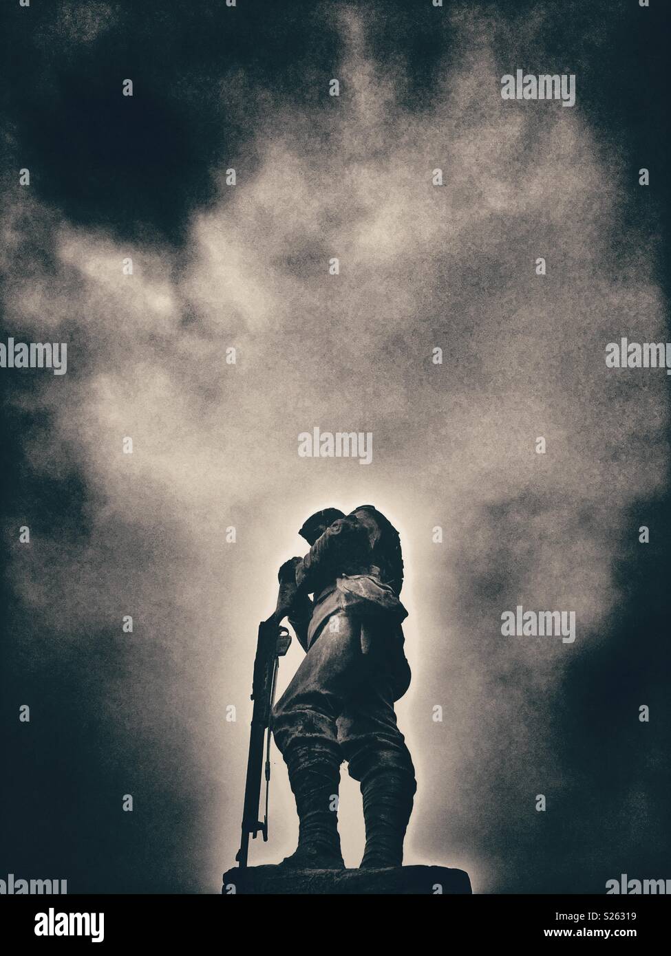 World War One memorial Christchurch Park Ipswich Suffolk England - Smartphone Captured Stock Image