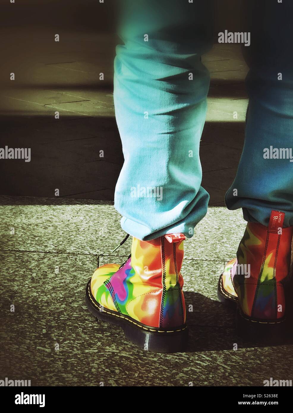 Dr. Martens Boots - Smartphone Captured Stock Image