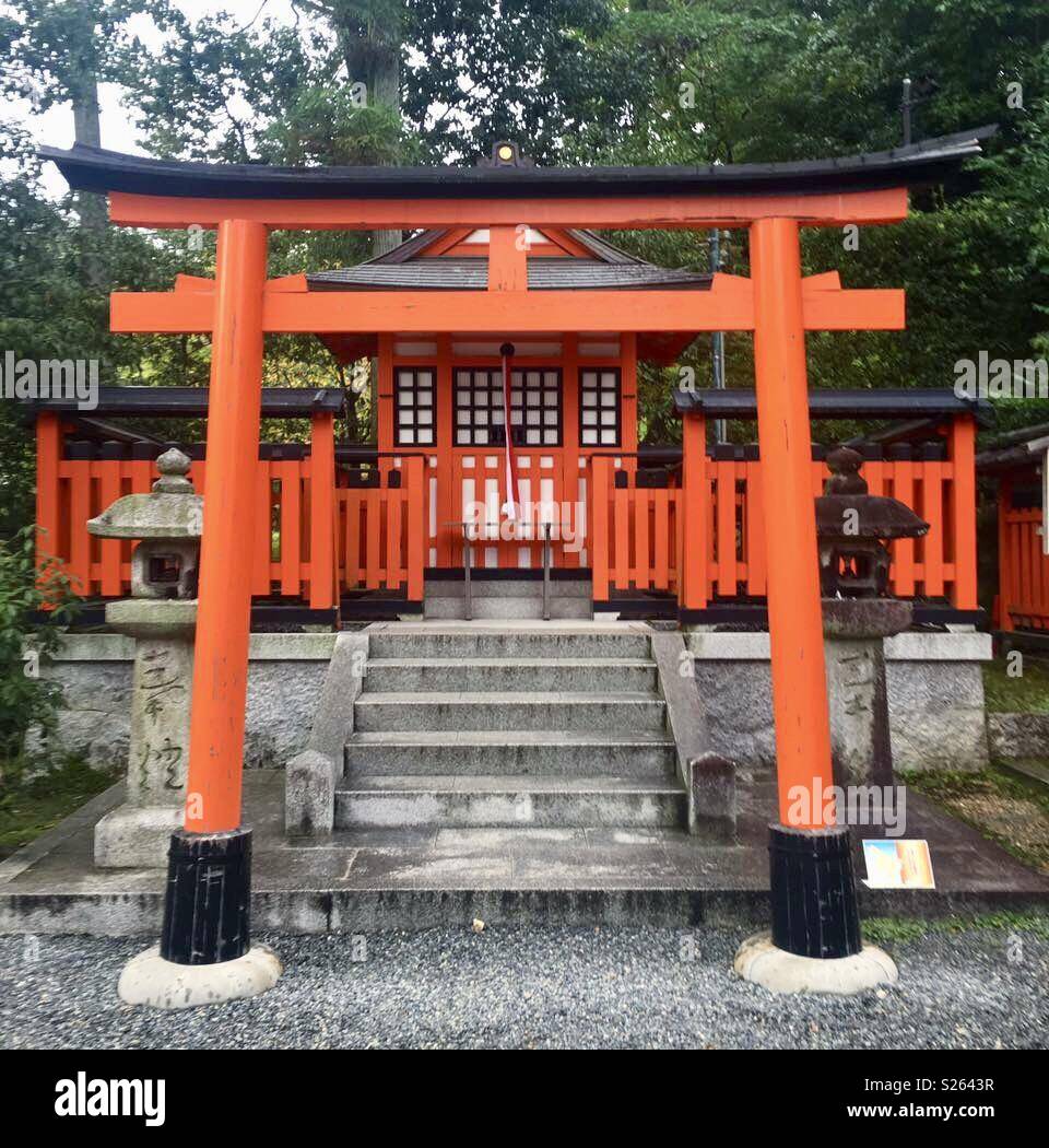 Japanese shrine - Smartphone Captured Stock Image