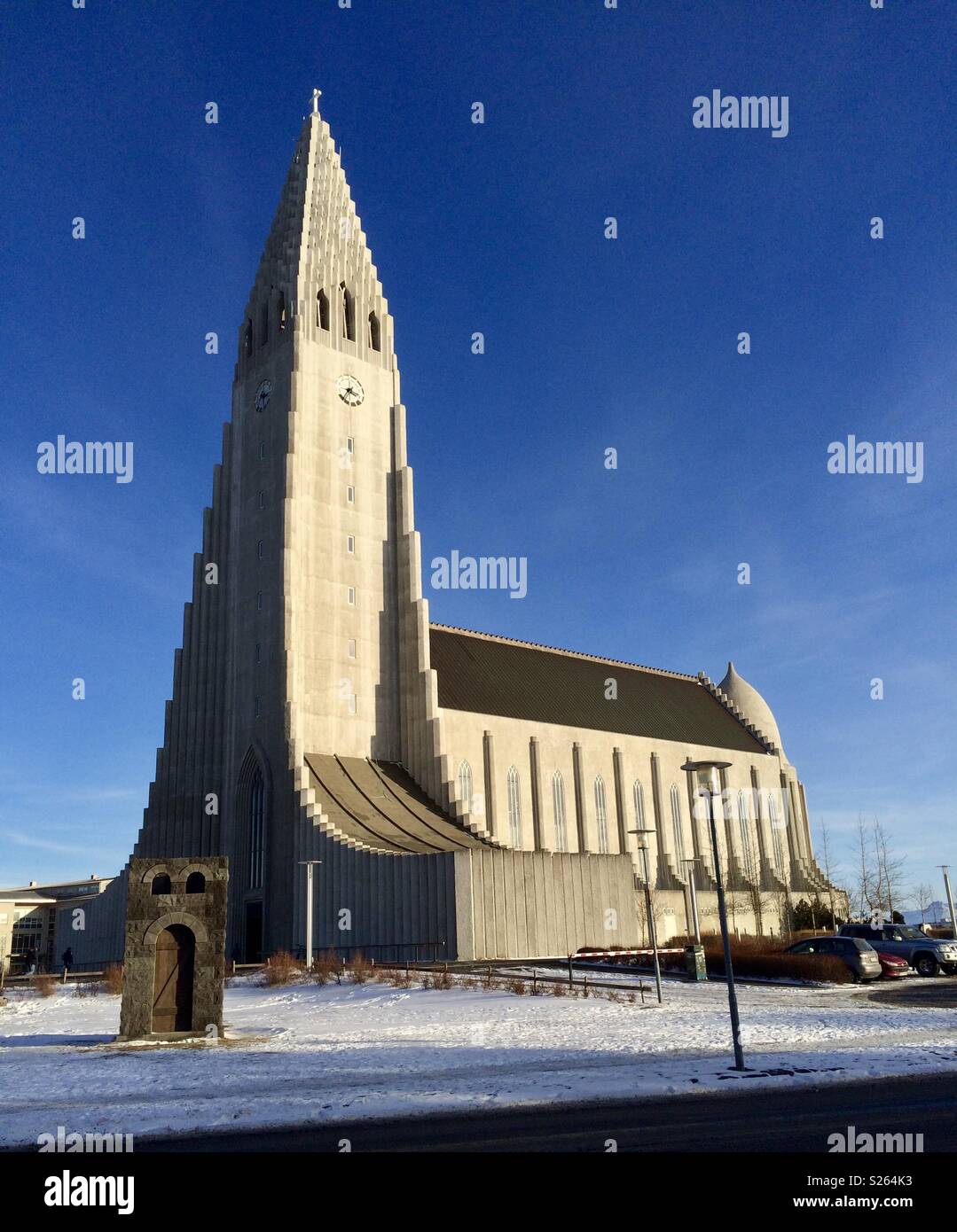hallgrímskirkja church Iceland Reykjavik Stock Photo