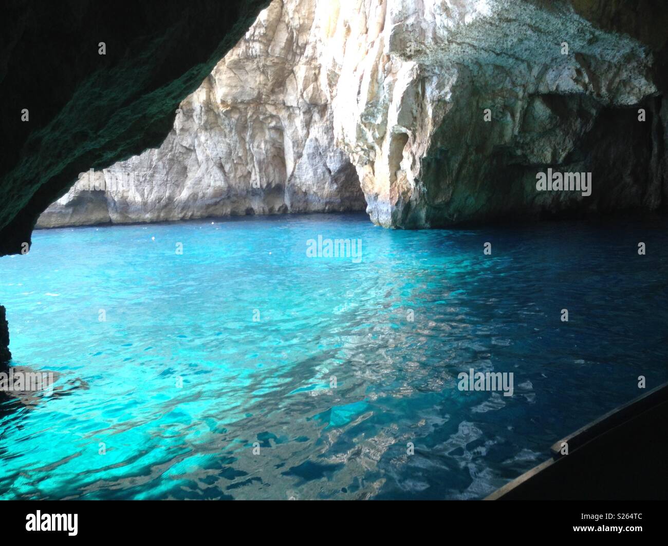 The Blue grotto Malta Stock Photo