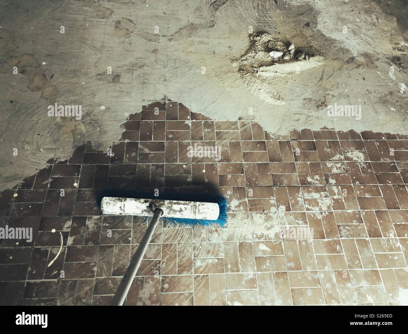 Cleaning dirty floor Stock Photo - Alamy