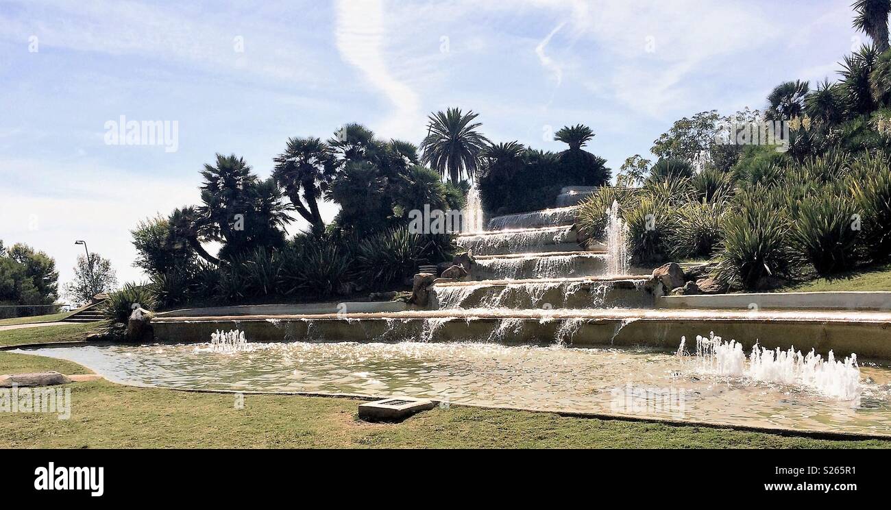 Barcelona gardens - Smartphone Captured Stock Image