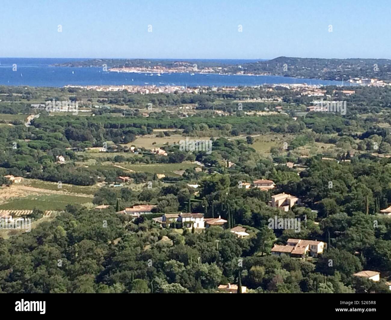 Grimaud France - Smartphone Captured Stock Image