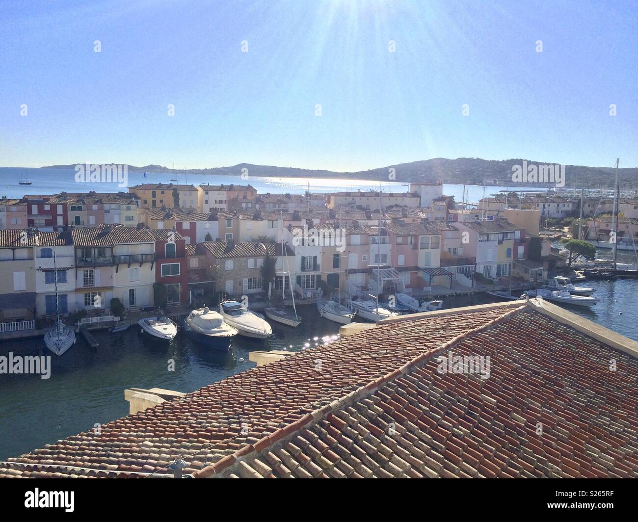 France Marina - Smartphone Captured Stock Image