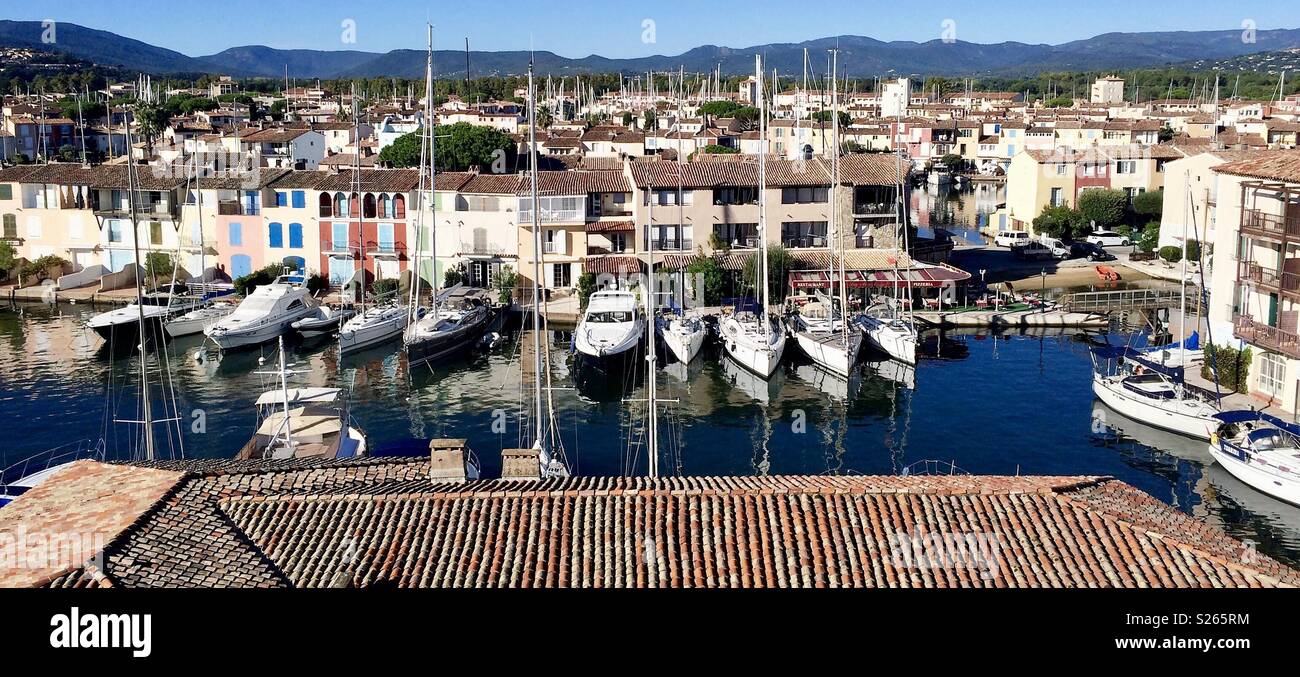 Port Grimaud France - Smartphone Captured Stock Image