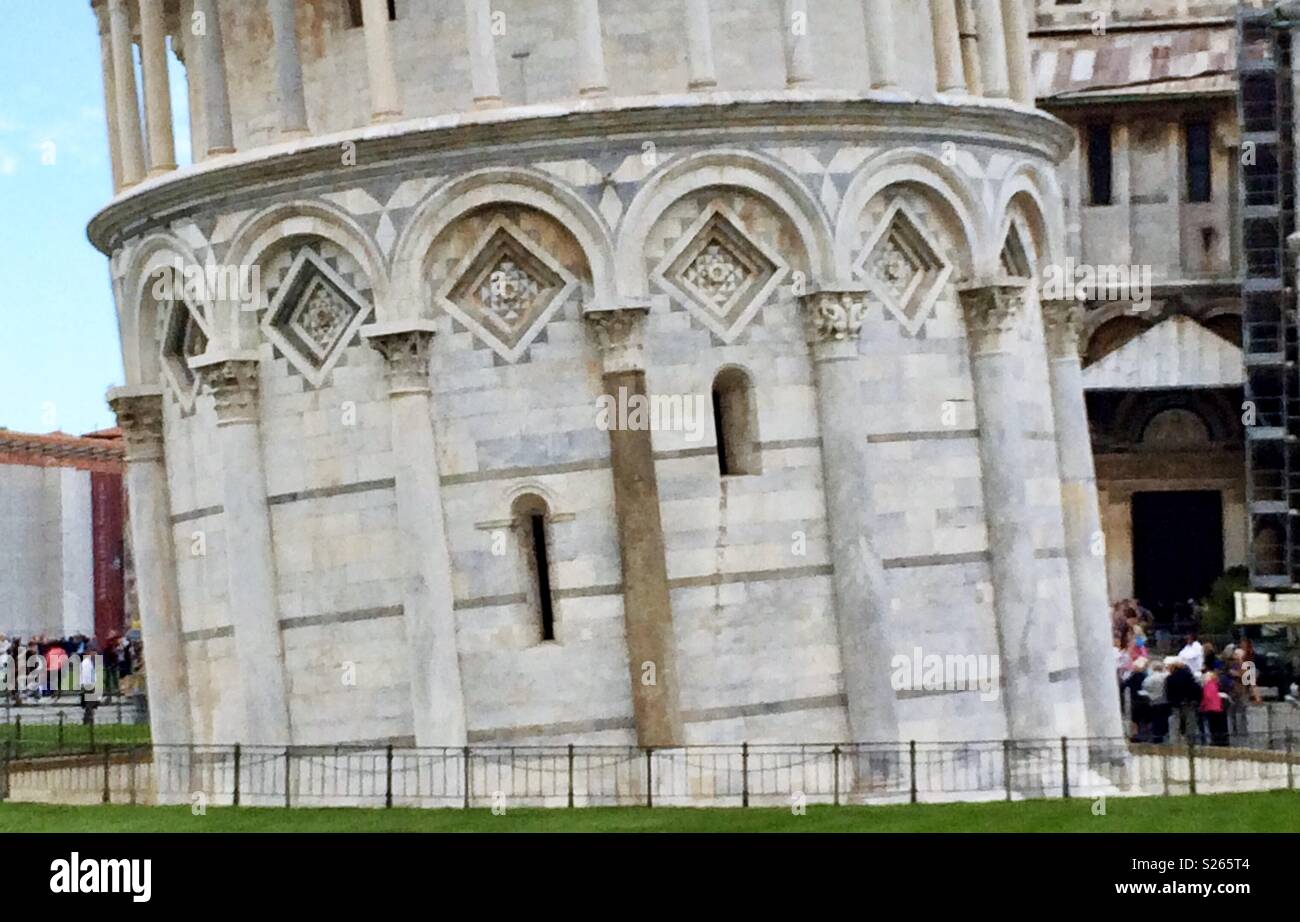 Leaning tower of Pisa - Smartphone Captured Stock Image